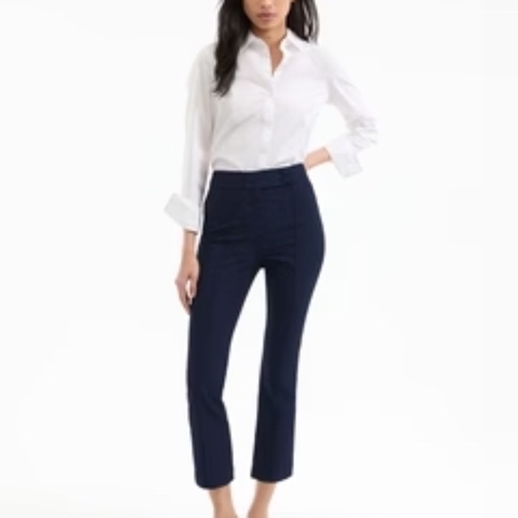 NWT Veronica Beard Dell Jacquard Pant Navy sz 2 - Picture 1 of 8